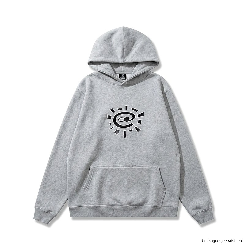 ADWYSD trendy brand gray hoodie