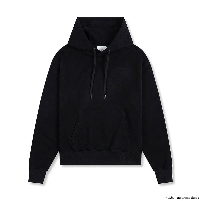AMI Basic Style Simple Black Hoodie