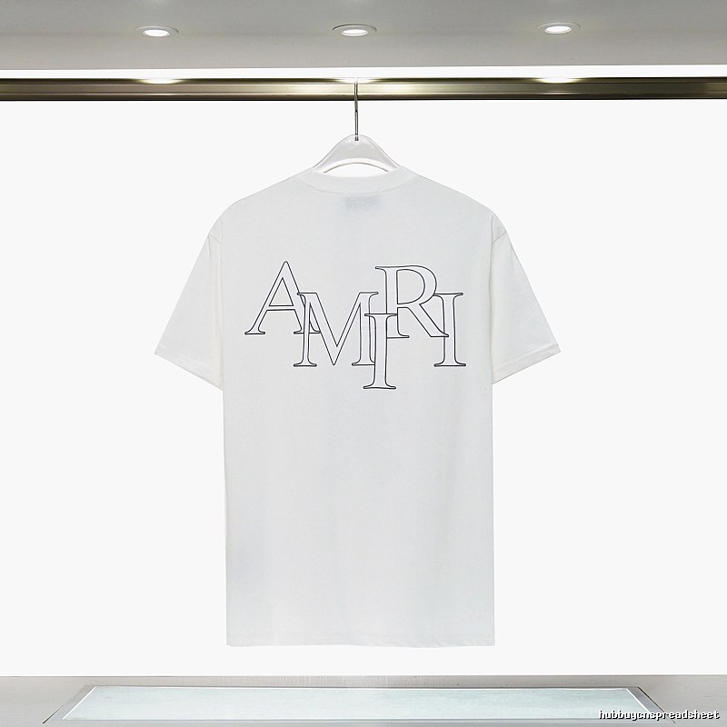 Amiri Relaxed Graphic T-shirt White Blue Amiri with Versatile Design