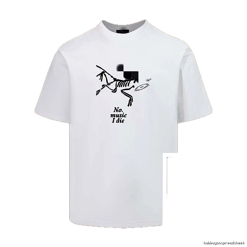 Arc'teryx Skull Print Trendy Cool Style White T-Shirt
