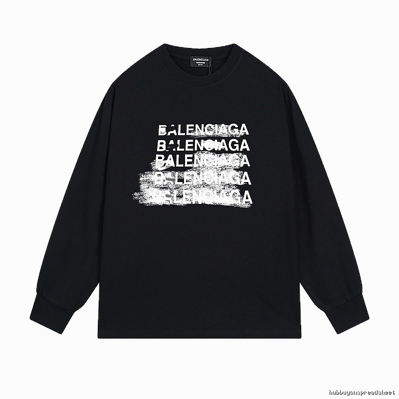 Balenciaga graffiti-style black T-shirt