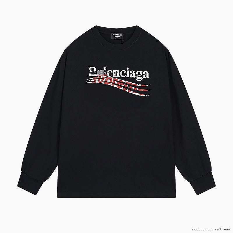 Balenciaga graffiti-style black T-shirt