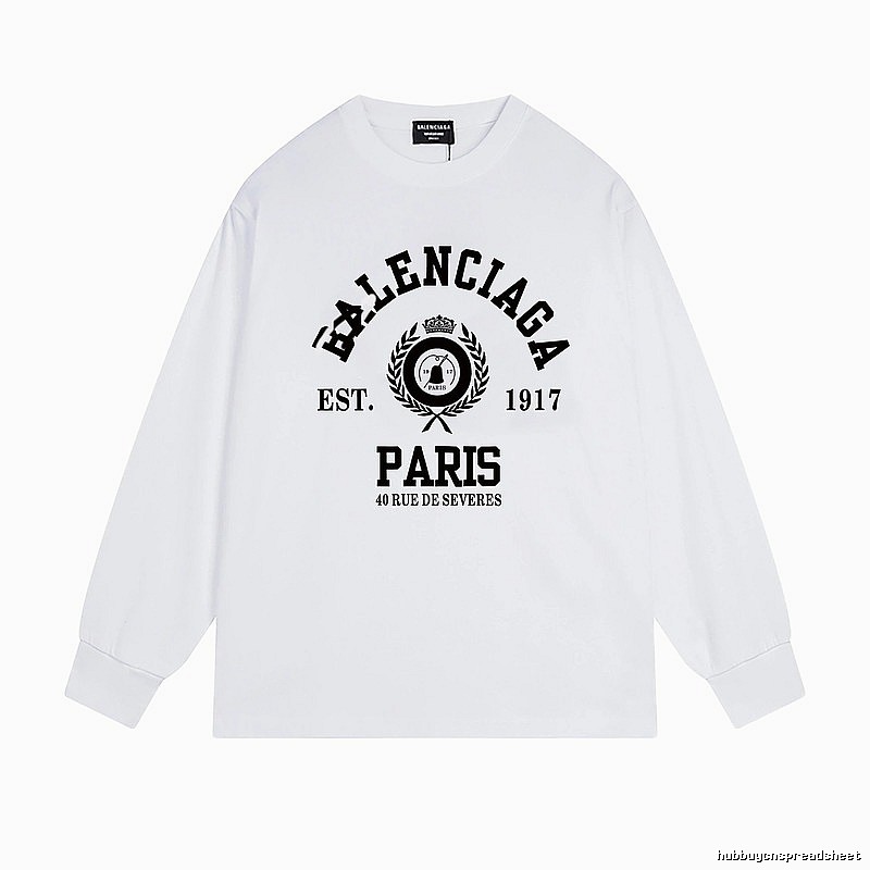 Balenciaga retro-style white T-shirt