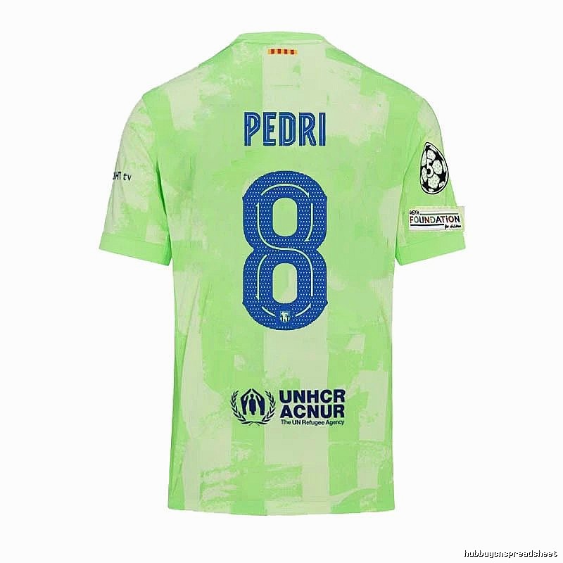 Barcelona Premium Style Gavi #6 soccer jersey Blue Red Barcelona for Minimal Outfits