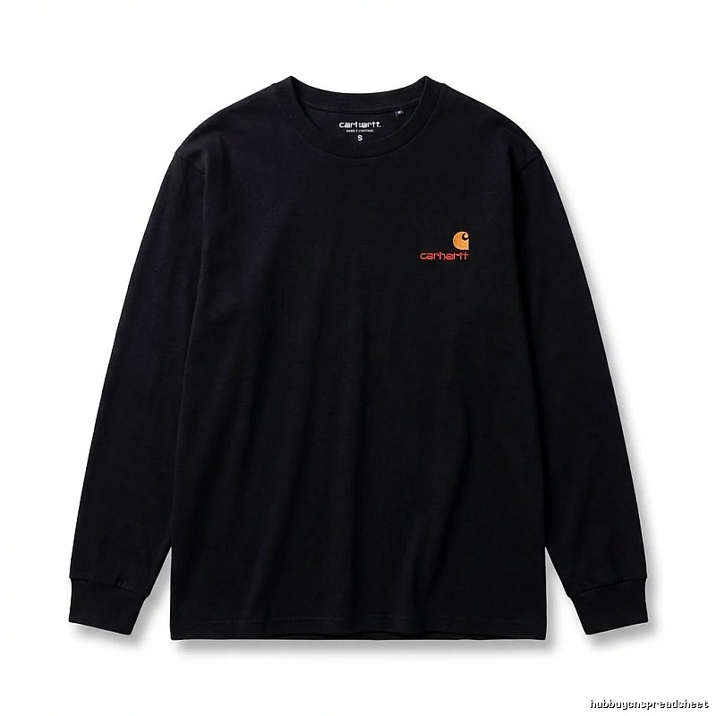 Carhartt simple style black sweatshirt