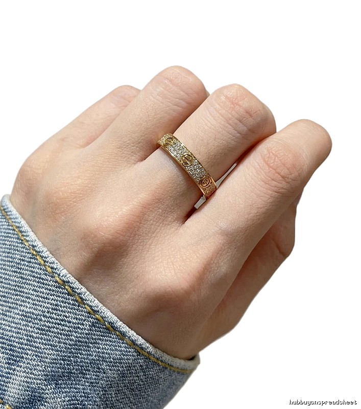 Cartier narrow version full of stars ring