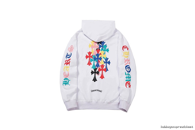 Chrome Hearts 2088-39 White Cross Graphic Hoodie City Outfit