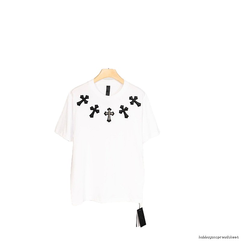 Chrome Hearts Cross Street Style White T-Shirt