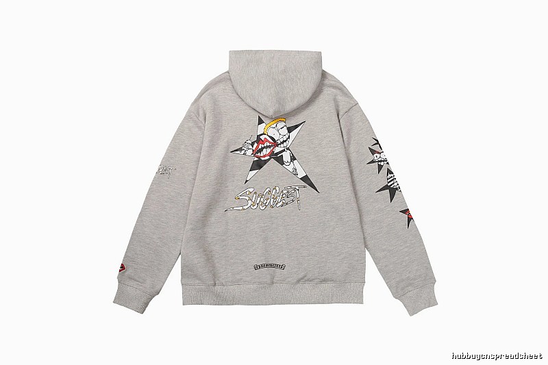 Chrome Hearts Patterned Cross graphic hoodie Black Blue Cross with Signature Styling