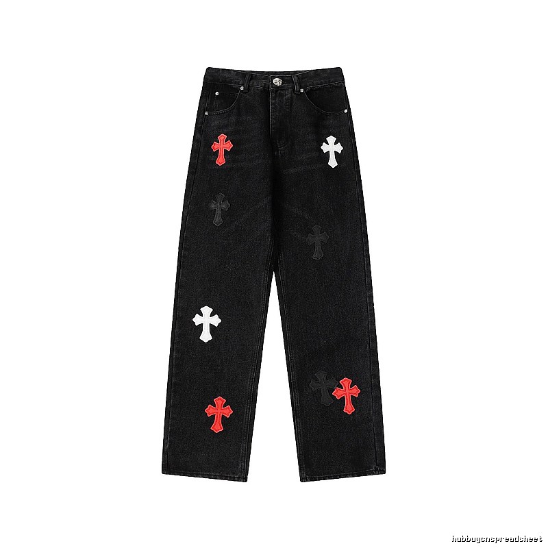 Chrome Hearts Urban Graphic jeans Light Denim Jeans with Casual Appeal