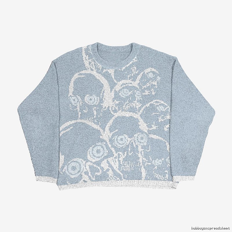 Classic Anime graphic sweater Black Knit Top with Travel-Friendly Style