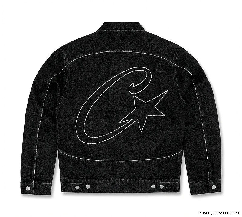 Corteiz black denim jacket