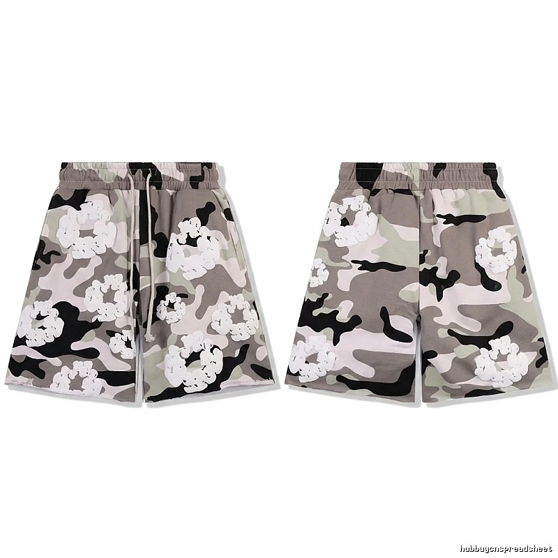 DENIM TEARS Camouflage Casual Shorts