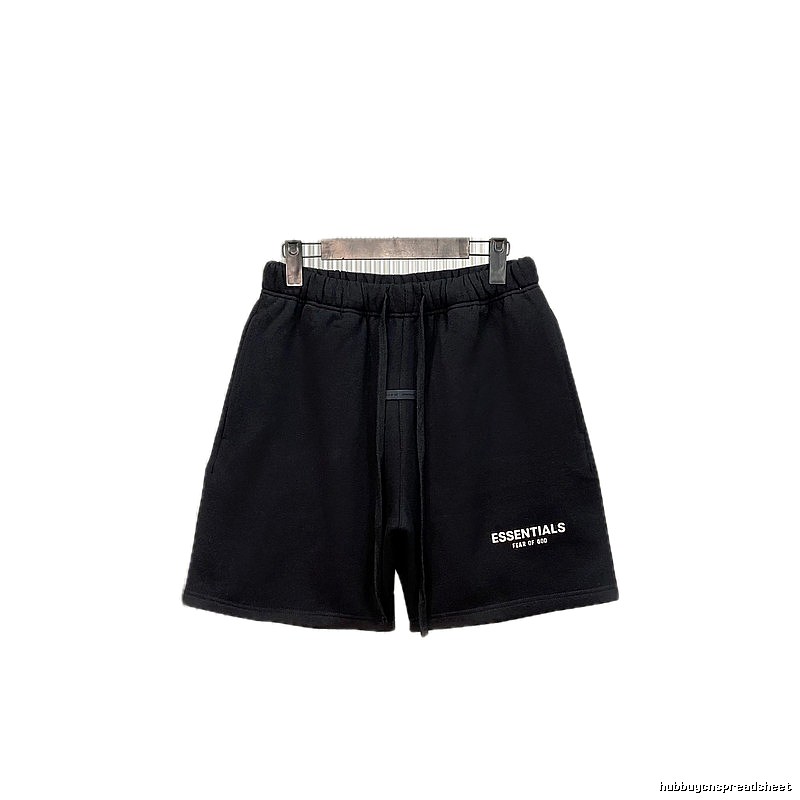 ESSENTIALS casual style black shorts