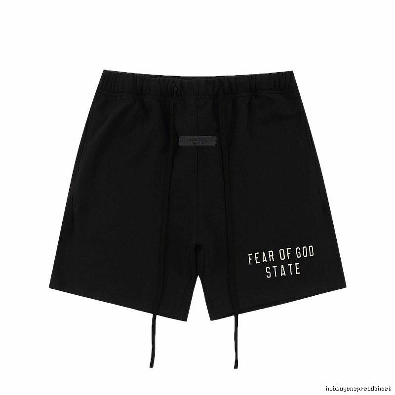 ESSENTIALS minimalist style black shorts