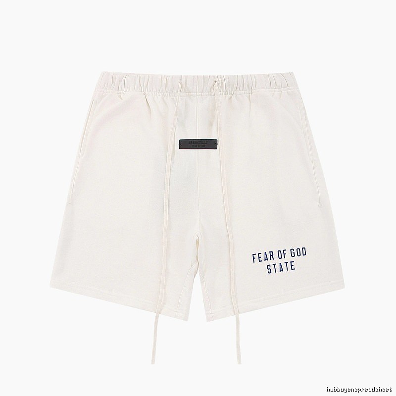 ESSENTIALS minimalist style white shorts