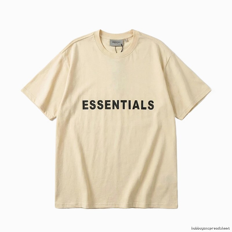ESSENTIALS Simple Beige T-shirt