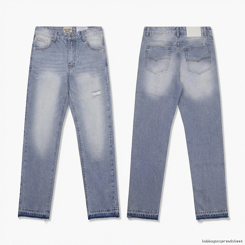 Gallery Dept. distressed light blue jeans