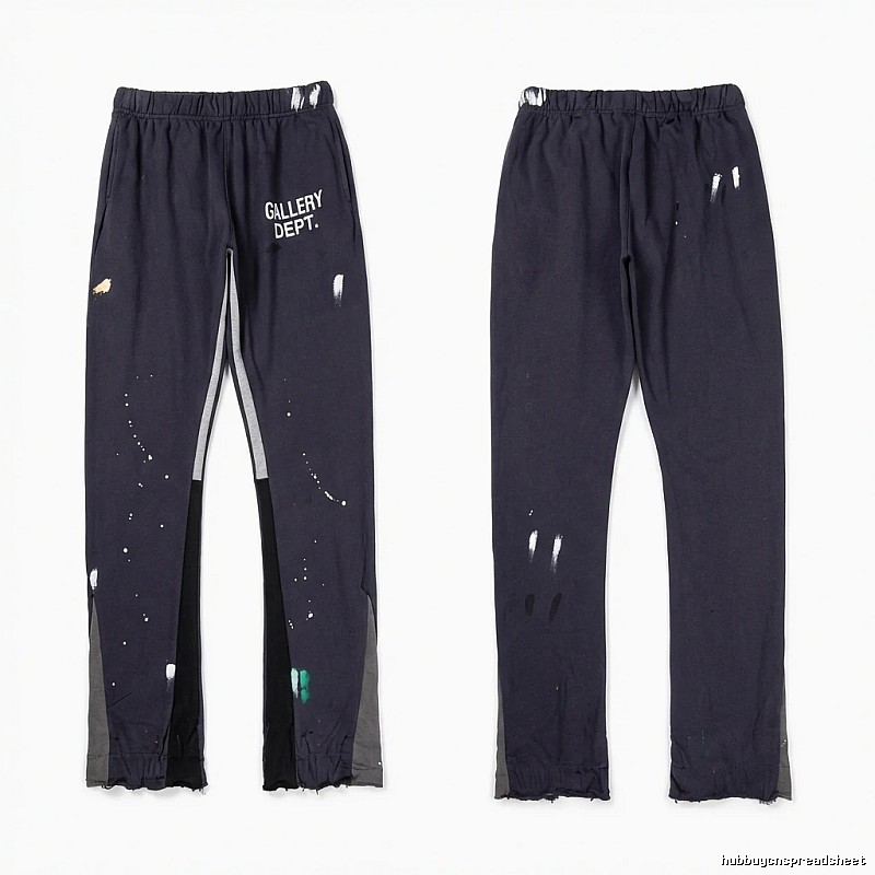 Gallery Dept Graffiti Style Black Pants