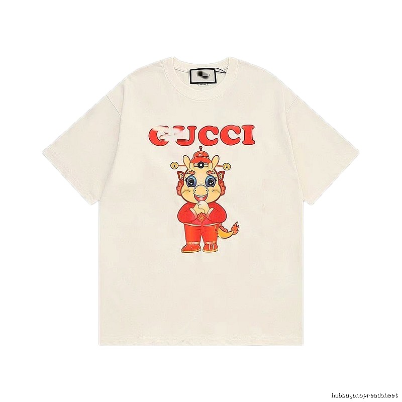 Gucci Year of the Dragon Limited Edition China Chic Style Off-white T-shirt