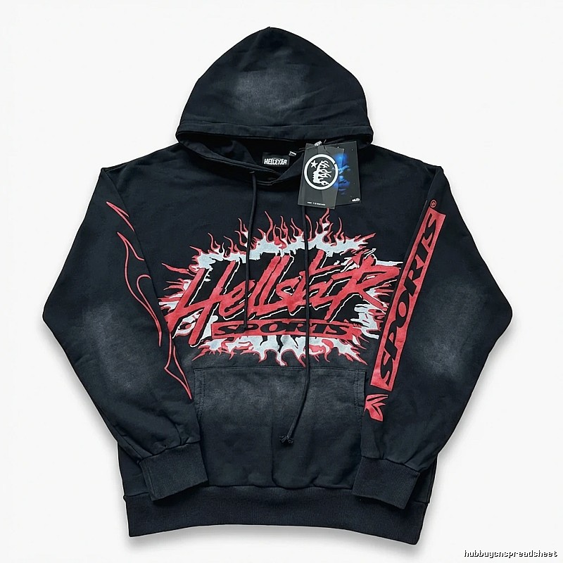 Hellstar sporty black hoodie