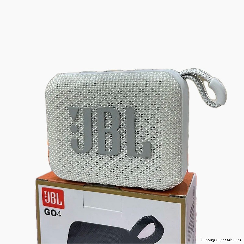 JBL Go 4 Portable Speaker in Silver