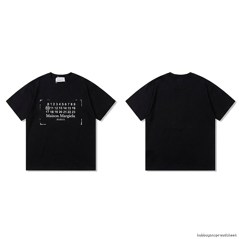 Maison Margiela Digital Style Black T-shirt