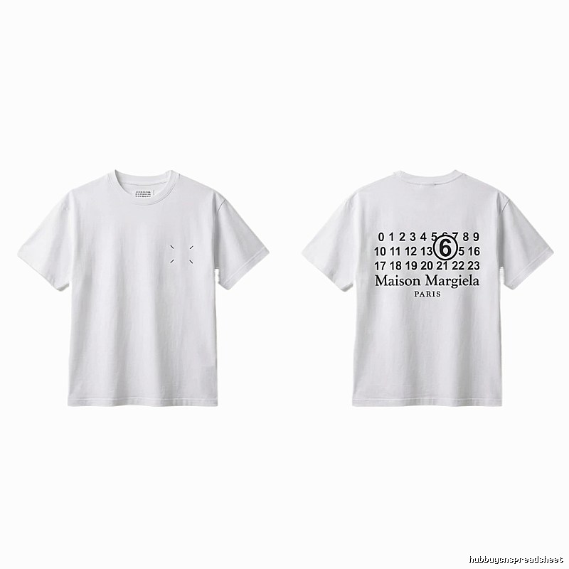 Maison Margiela white T-shirt with digital printing