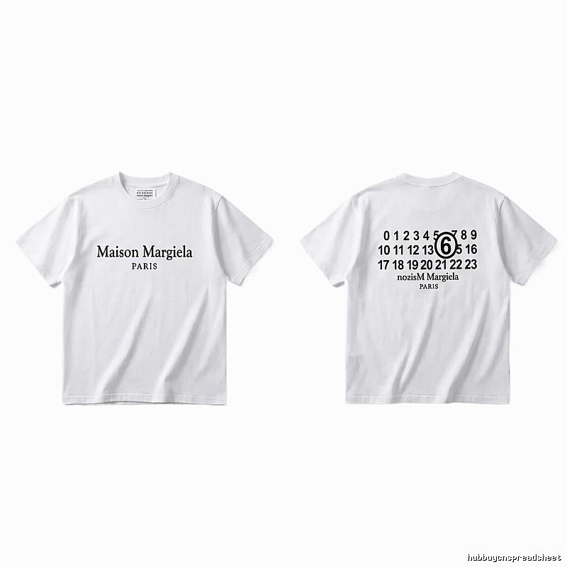 Maison Margiela white T-shirt with digital printing
