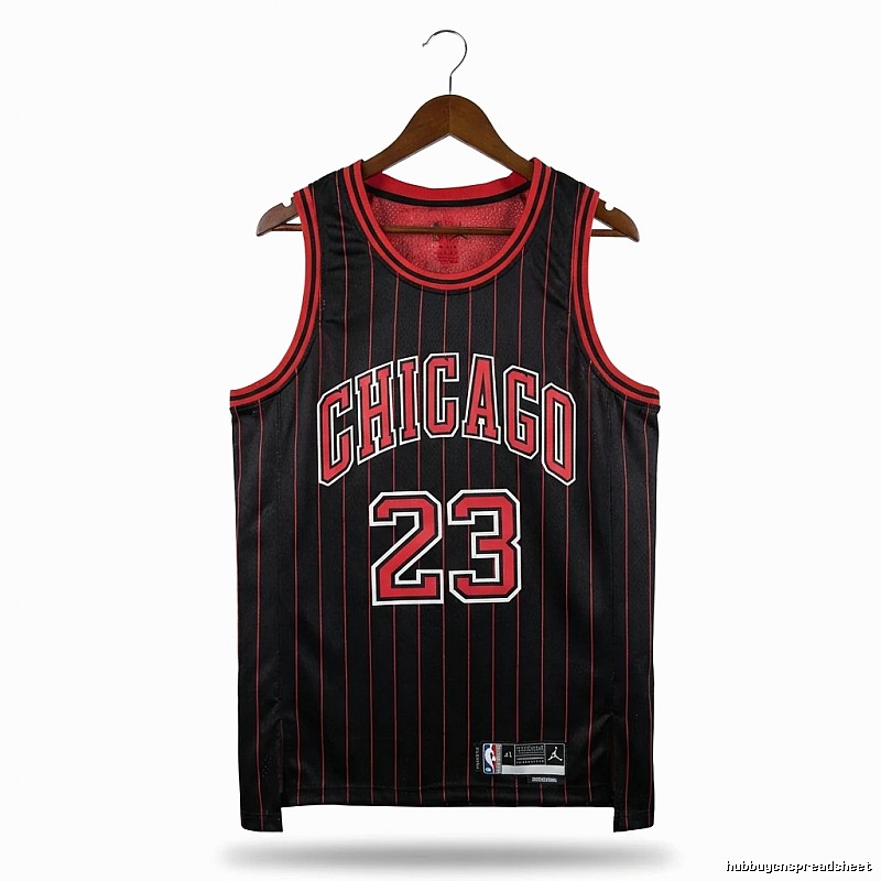 Michael Jordan retro black and red jersey