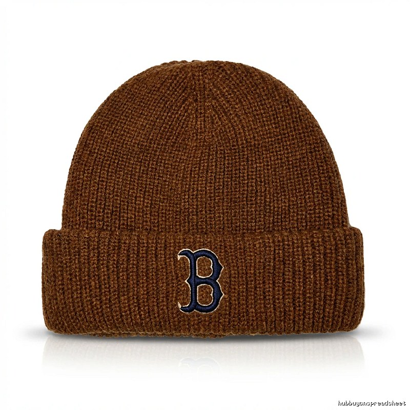MLB Brown Minimalist Knit Hat