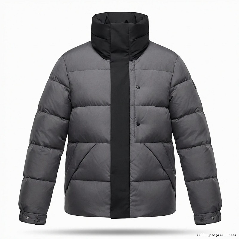 Moncler classic grey down jacket