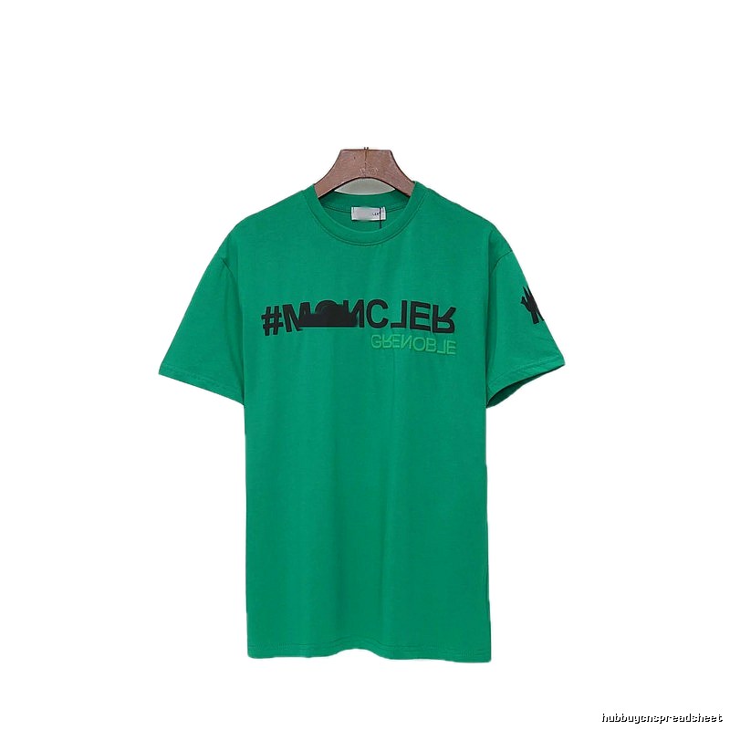 Moncler Grenoble Trendy Green Short-sleeve T-shirt