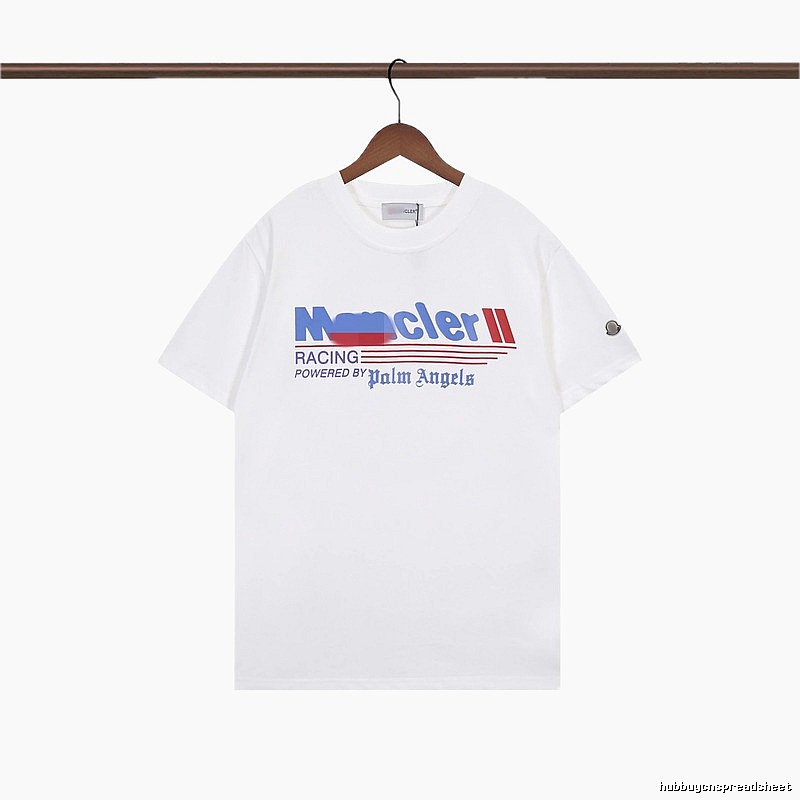 Moncler Racing Co-branded Street Style White T-Shirt