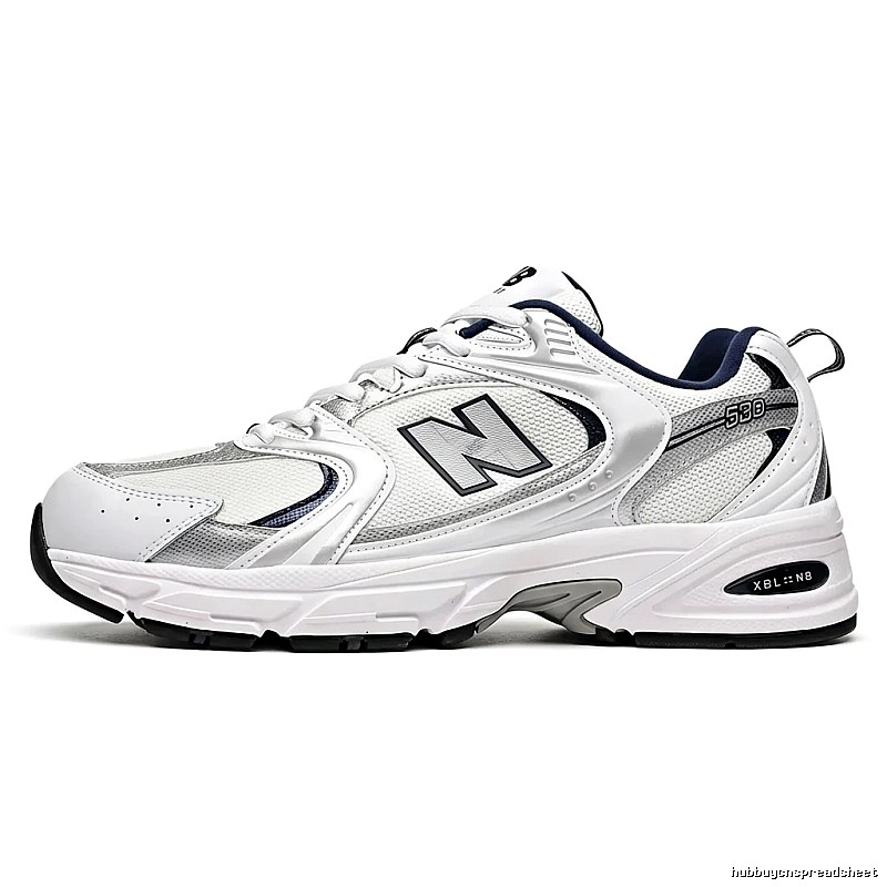 New Balance 530 retro style white shoes