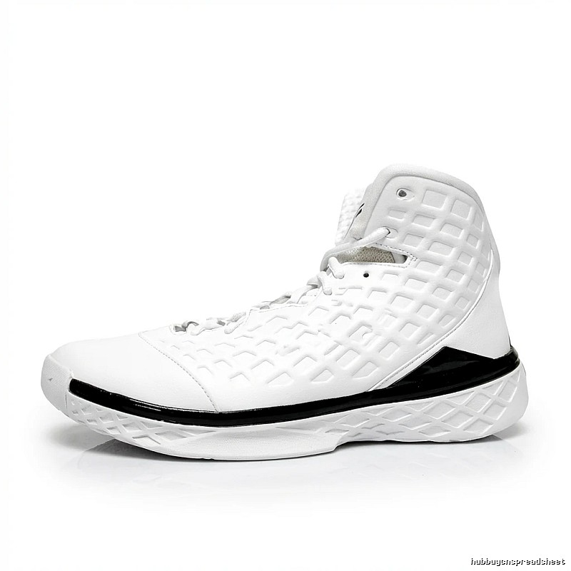 Nike retro black and white basketball shoes