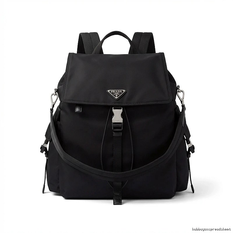 Prada classic black backpack