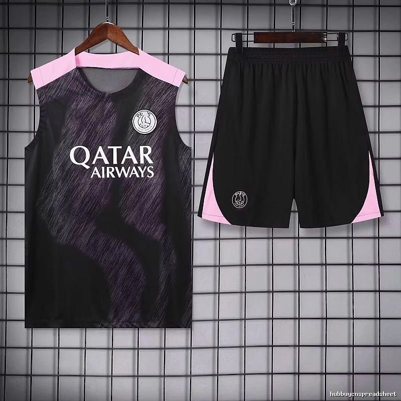 Real Madrid Monogram Training jersey set Navy Sleeveless Top for Casual Outfits
