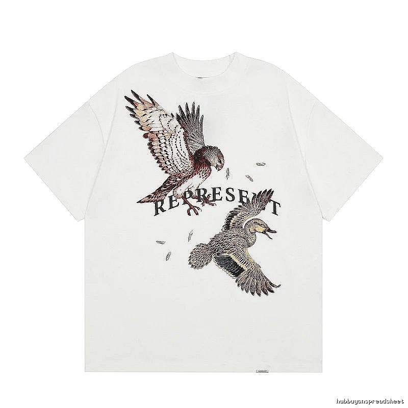 Represent White Style 858 Owners Club T-Shirt Active Casual Logo
