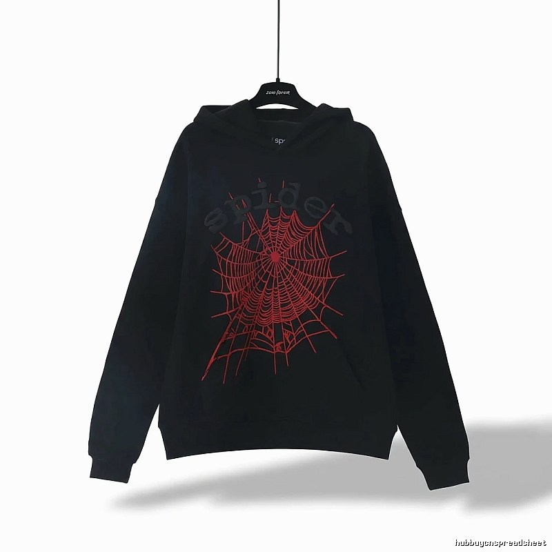 Sp5der Spider Web Trendy Cool Black Sweatshirt