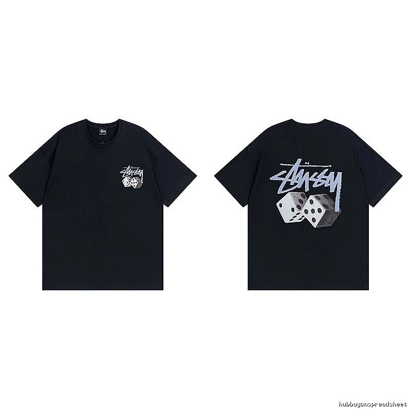 Stussy Black Spider Graphic T-Shirt Layered Outfit Logo