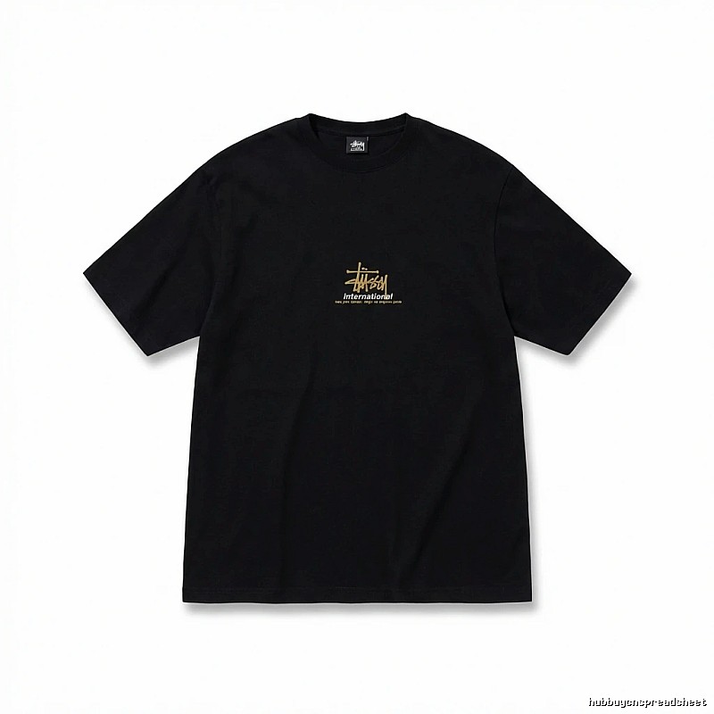 Stussy International Style Black T-shirt