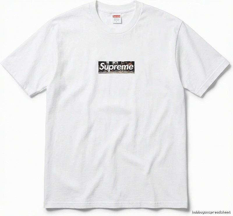 Supreme Retro Style White T-shirt