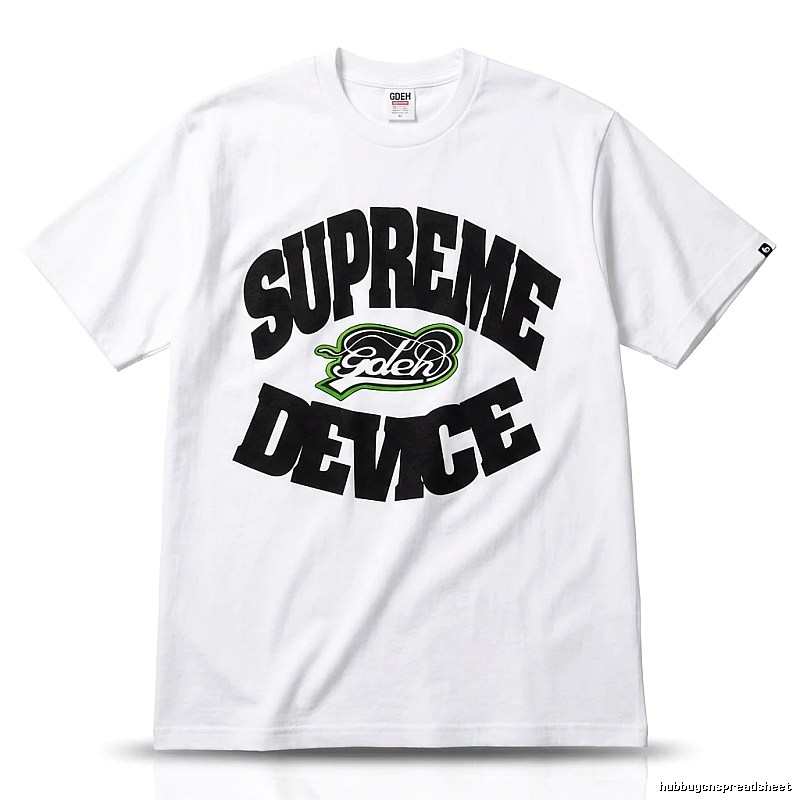 Supreme trendy brand white T-shirt