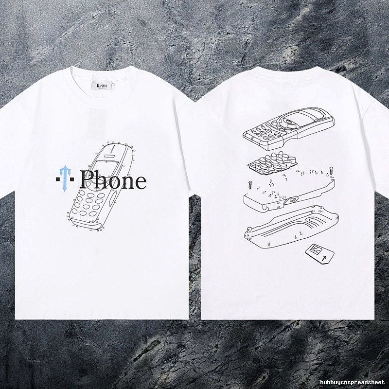 Trapstar Resort Keys graphic T-shirt Black White Key for Travel Looks