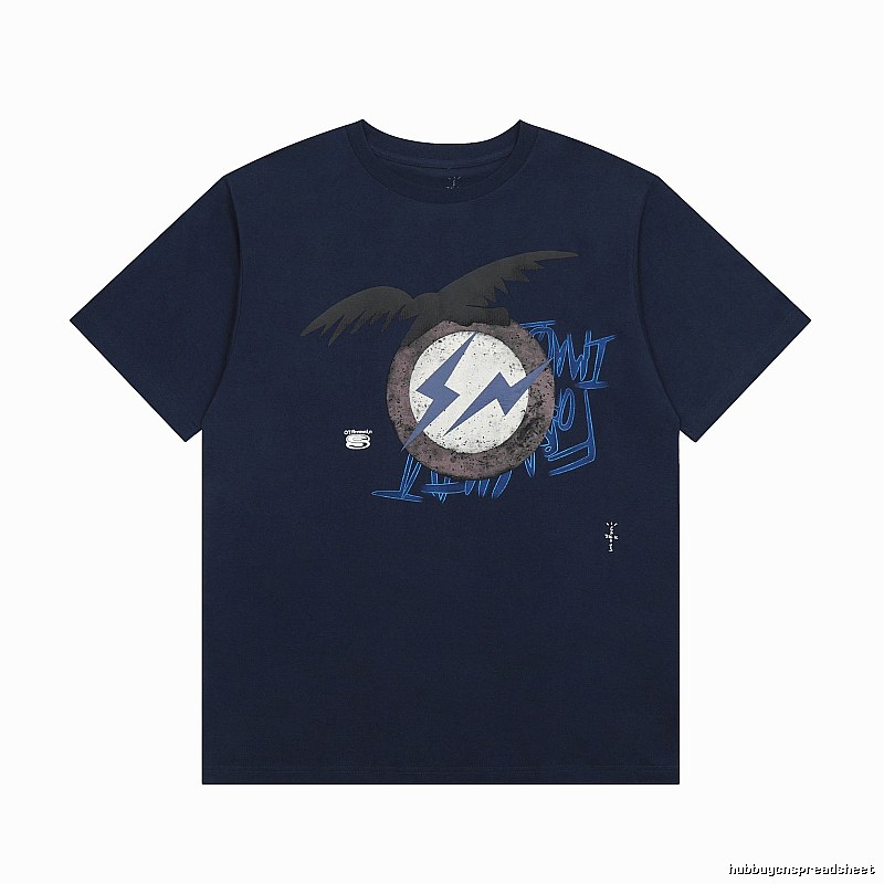 Travis Scott Compact Graphic T-shirt Brown Travis Scott for Smart Casual Looks