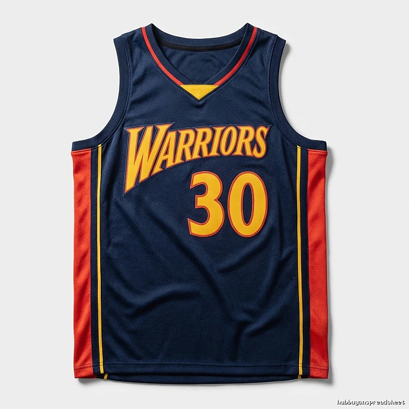 Warriors No. 30 jersey of Curry