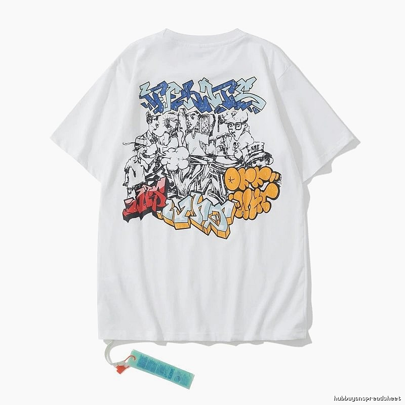 2061-23 White Style 6123 Anime Graphic T-Shirt Daily Styling