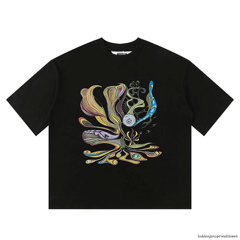 Abstract-style Black T-shirt of House of Errors