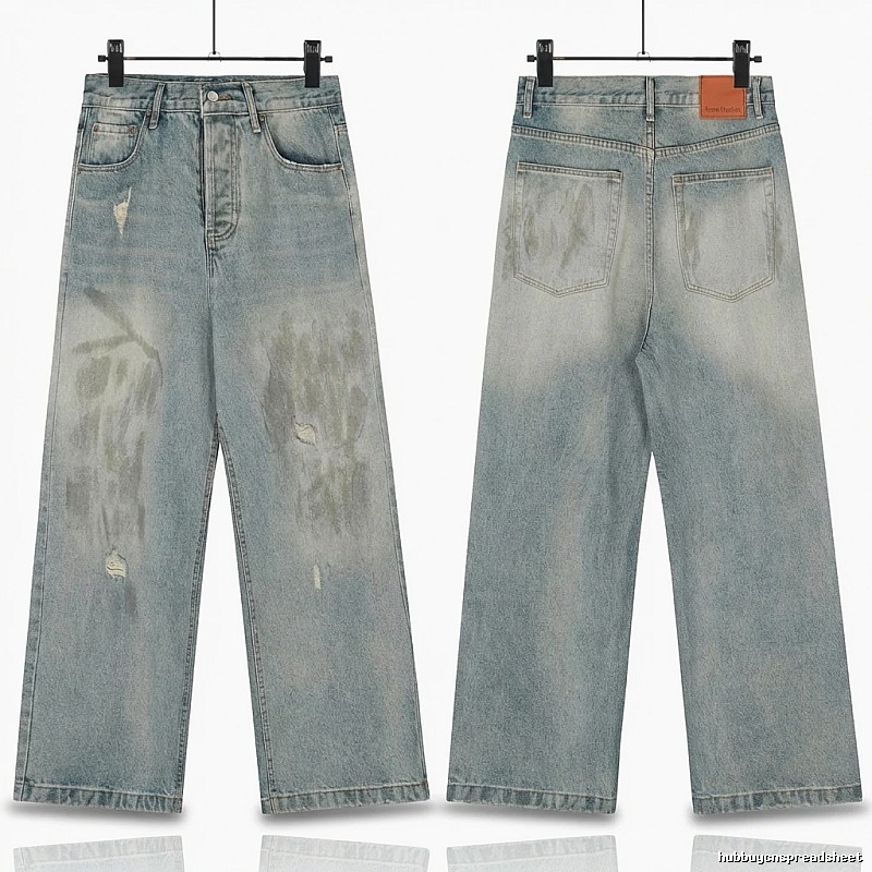 Acne Studios Ripped Retro - Style Jeans